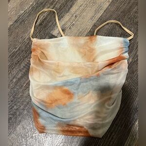 SHEIN Gold Satin Fabric